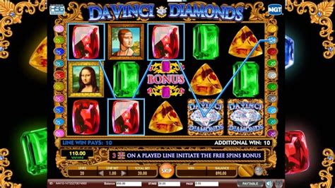 da vinci diamonds slot machine jogar online